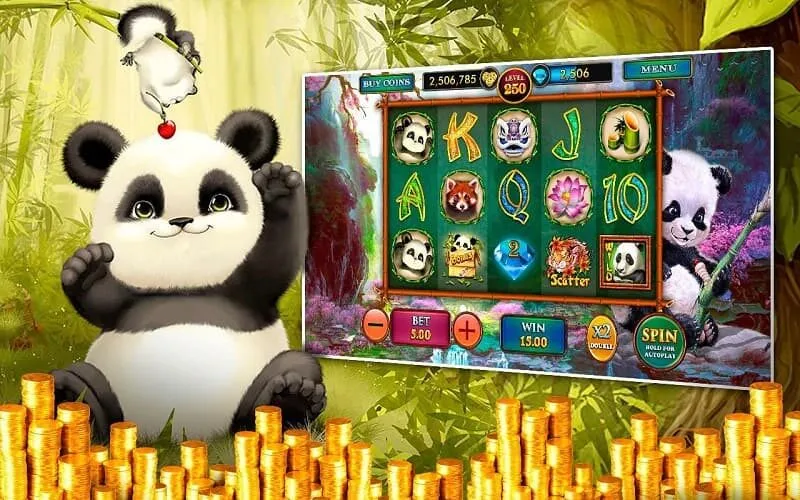 Lucky Panda là trò chơi slot được hãng Play Teach phát hành